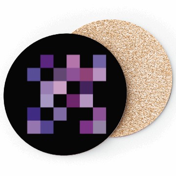 Discover Purple Gradient Squares Design Coasters