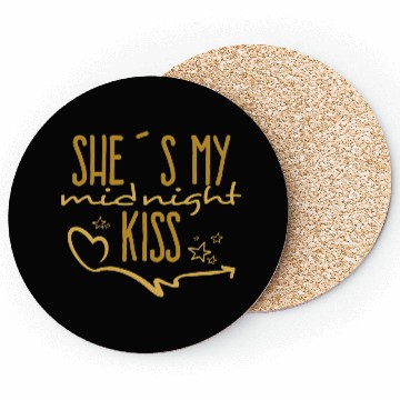 Discover She´s my midnight Kiss Coasters