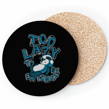 Discover Too Lazy To Be Extinct Panda Bear Friend Giant Coasters