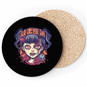 Discover Zombie Ghoul Girl Coasters