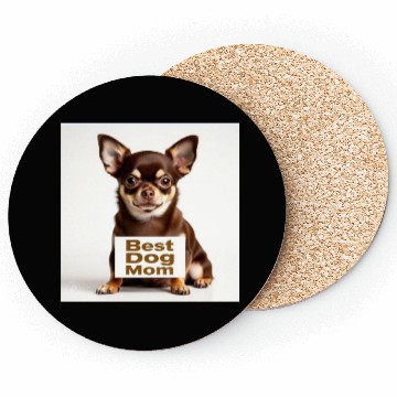 Discover #2/Chihuahua/Best dog Mom Coasters