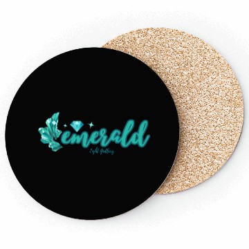 Discover Emerald gemstone jewel Coasters