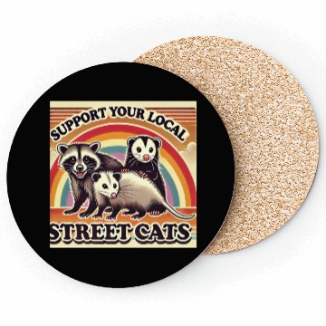 Discover Support Your Local Street Cats Coasters