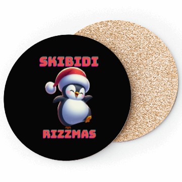 Discover Skibidi Rizzmas Penguin Coasters