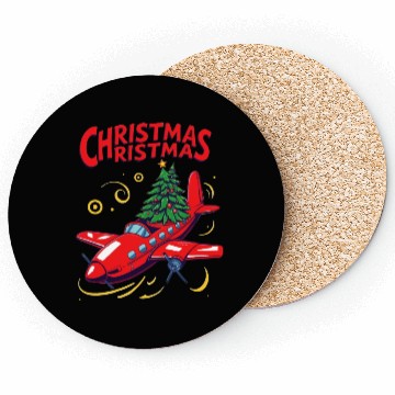 Discover FLAYING CHRISTMAS Coasters