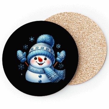 Discover Snowman Christmas, Merry Christmas Coasters