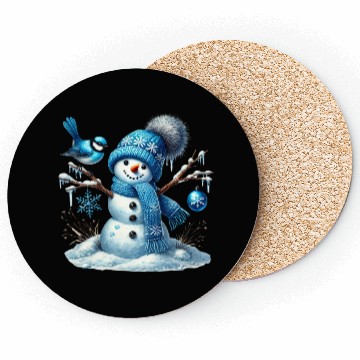 Discover Snowman Christmas, Funny Snowman Coasters