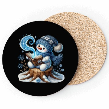 Discover Snowman Christmas, Merry Christmas Coasters
