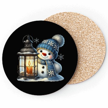 Discover Snowman Christmas, Funny Snowman Coasters
