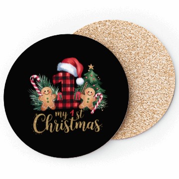 Discover Merry Christmas, Christmas Vintage Coasters