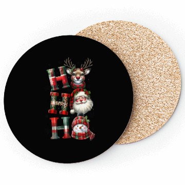 Discover Ho Ho Ho, Merry Christmas Coasters