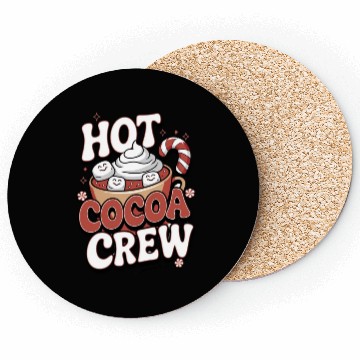 Discover Hot Cocoa Crew Coasters