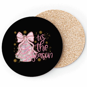 Discover Tis The Season, Merry Christmas Coasters
