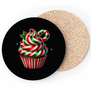 Discover Christmas ice cream, Merry Christmas Coasters