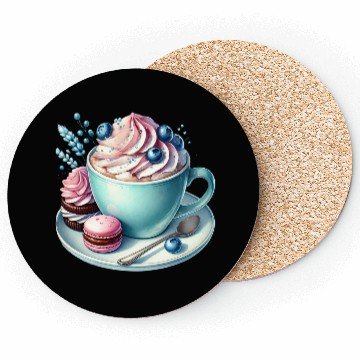 Discover Christmas ice cream, Coquette Chistmas Coasters
