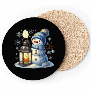 Discover Snowman Christmas, Merry Christmas, Snowman Winter Coasters