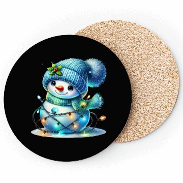 Discover Snowman Christmas, Cute Christmas Coasters