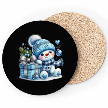 Discover Snowman Christmas, Cute Christmas Coasters