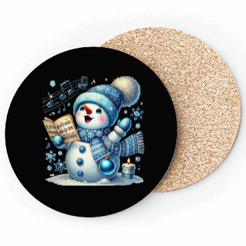 Discover Snowman Christmas, Cute Christmas Coasters