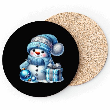 Discover Snowman Christmas, Cute Christmas Coasters