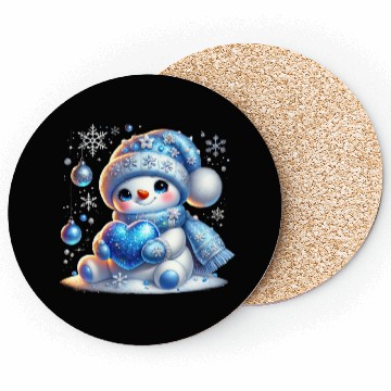 Discover Snowman Christmas, Cute Christmas Coasters