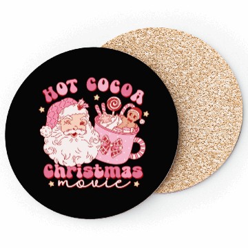 Discover Hot cocoa Christmas movie Coasters