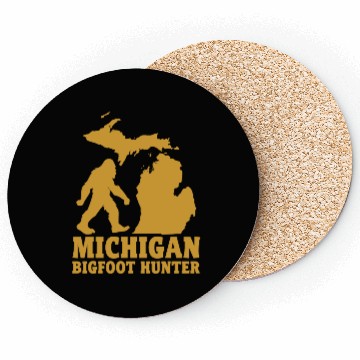 Discover Michigan Bigfoot Hunter - Sasquatch enthusiasts Coasters