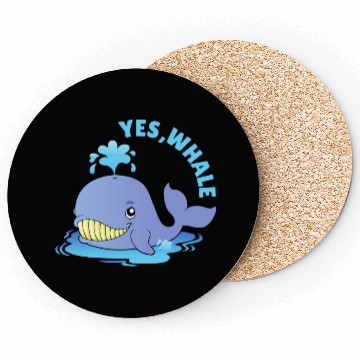 Discover Yes, Whale! Funny Coasters