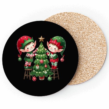 Discover Merry christmas, Christmas Retro Coasters