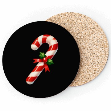 Discover Candy Cane Christmas, Merry Christmas Coasters