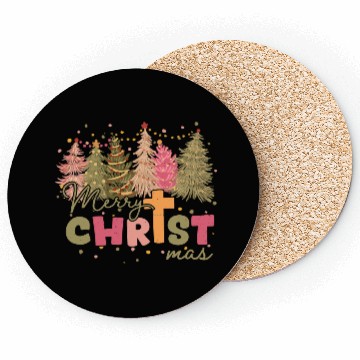 Discover Merry Christmas, Christmas Tree Coasters
