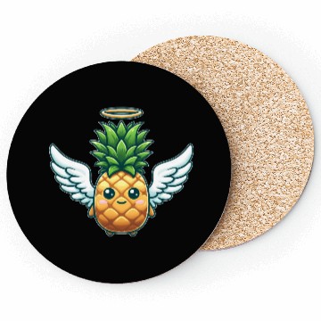 Discover Angel Pineapple with Wings Fruity Coasters