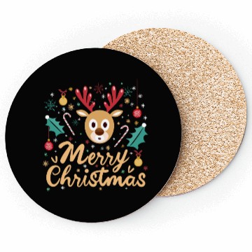 Discover Christmas Reindeer Coasters