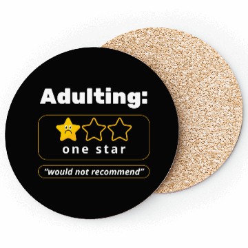 Discover Adulting! Coasters