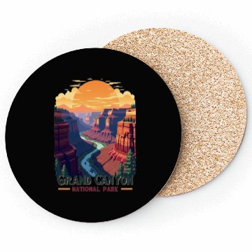 Discover Majestic Grand Canyon: Nature's Masterpiece Coasters