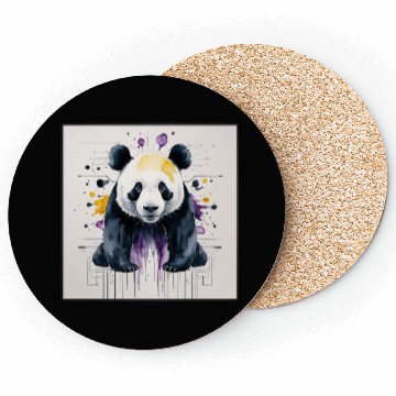 Discover Cyberpunk Panda Coasters