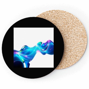 Discover Abstract Digital Waves Coasters