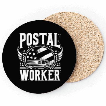 Discover American Postal Worker Coasters