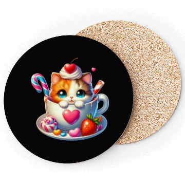 Discover Valentines Day, Valentine Retro Coasters