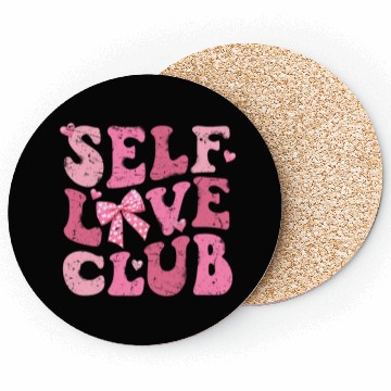 Discover Self Love Club, Valentine Retro Coasters
