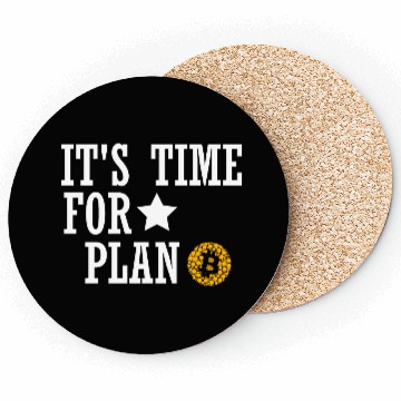 Discover Funny Bitcoin Plan P Coasters Crypto Trader Coasters