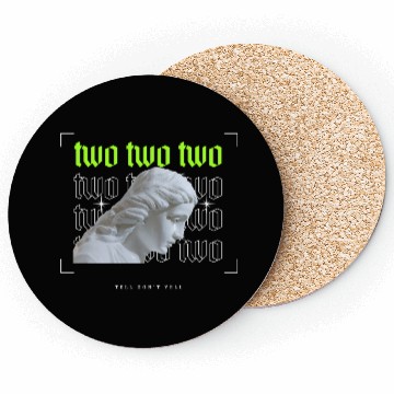 Discover Two Two Two Angel Numbers Coasters