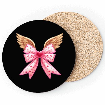 Discover Cupid Bow, Valentine Retro Coasters