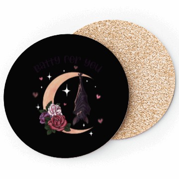 Discover Batty For You, Valentine Retro Coasters