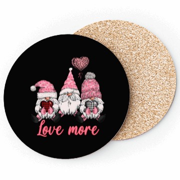 Discover Gnomes Valentines Revelin Coasters