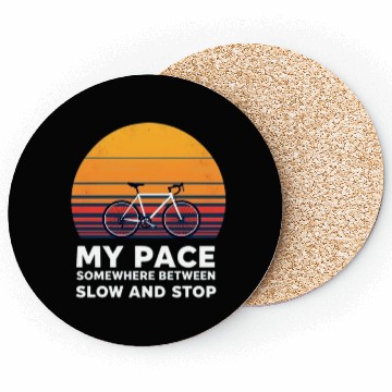 Discover Funny Adventure Cycling Lover Quote Coasters