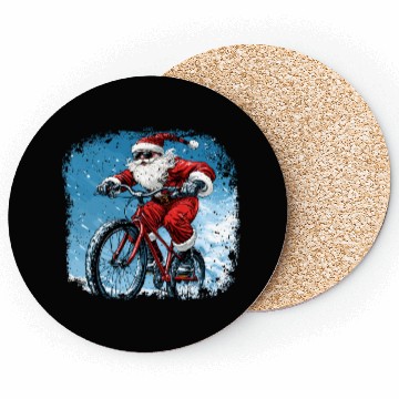 Discover Biker Christmas Coasters