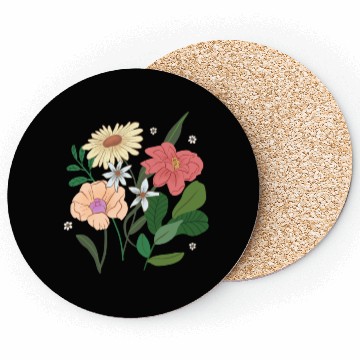 Discover Fully Blossom Flowers Coasters