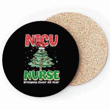 Discover NICU Christmas NICU Nurse, Bringing Cheer All Year Coasters