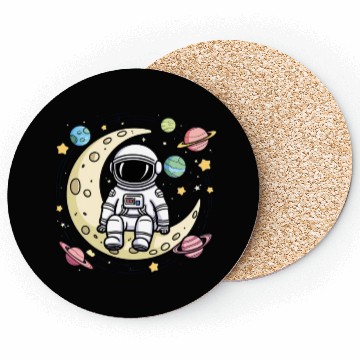 Discover Astronaut Coasters: Relaxing on the Moon